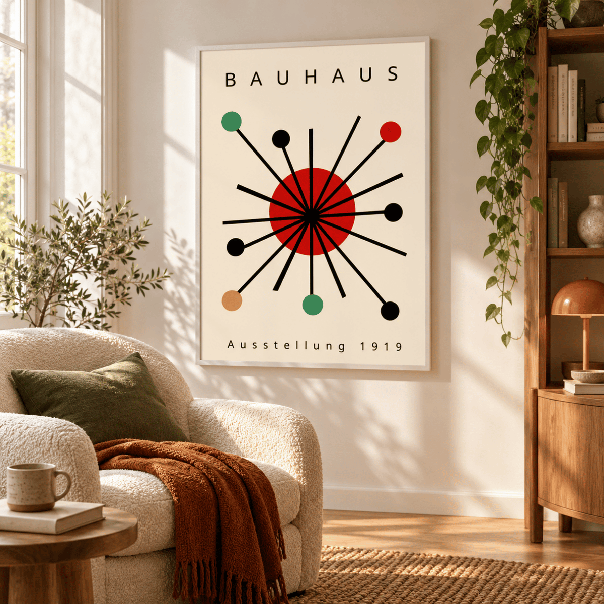 Bauhaus Solar Orbit 1919 Canvas Print