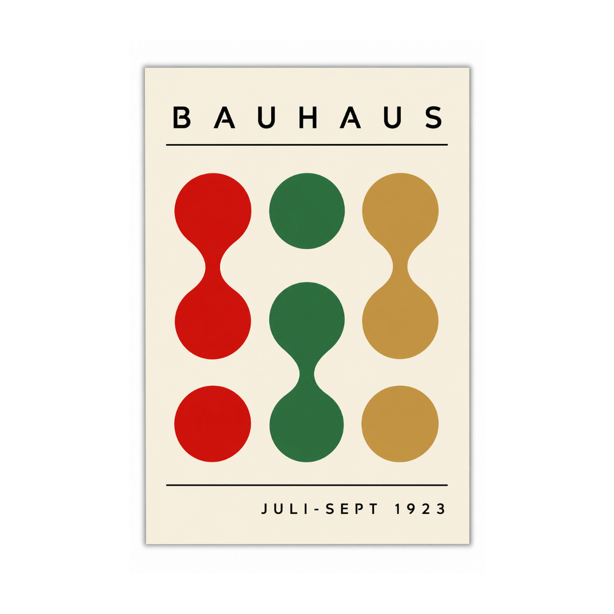Bauhaus Form Sequence 1923 Canvas Print