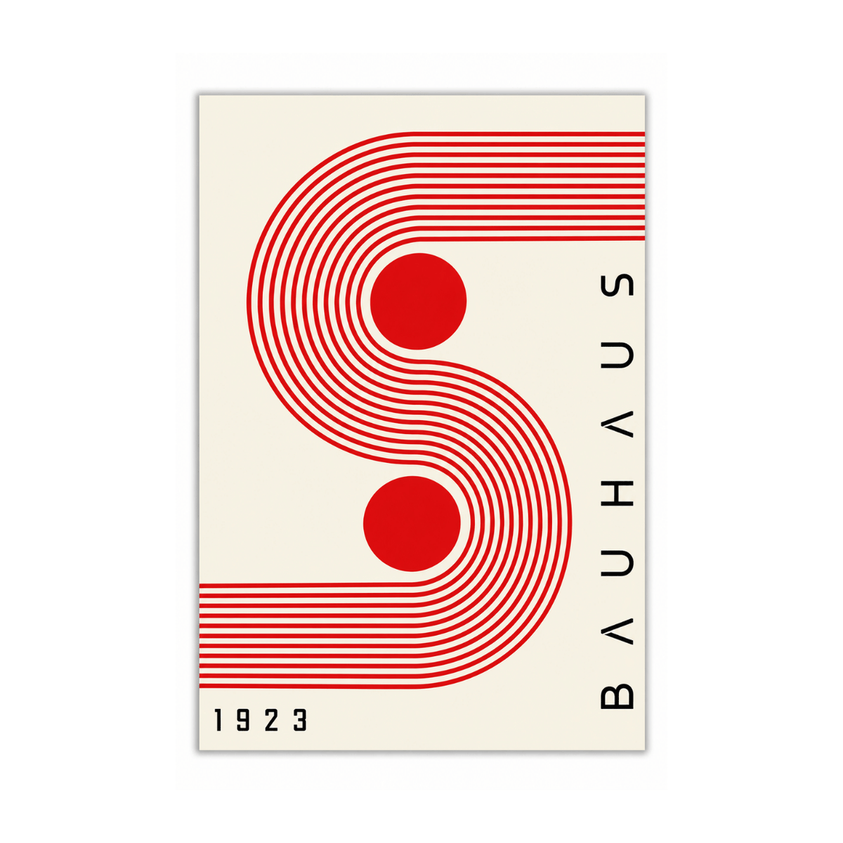 Bauhaus Signal Curve 1923 Canvas Print