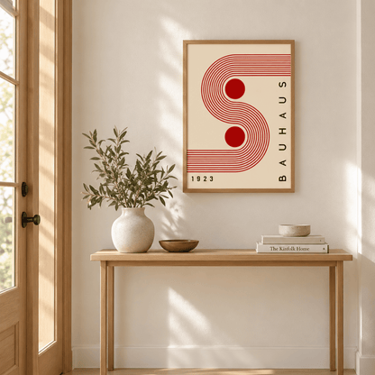 Bauhaus Signal Curve 1923 Canvas Print
