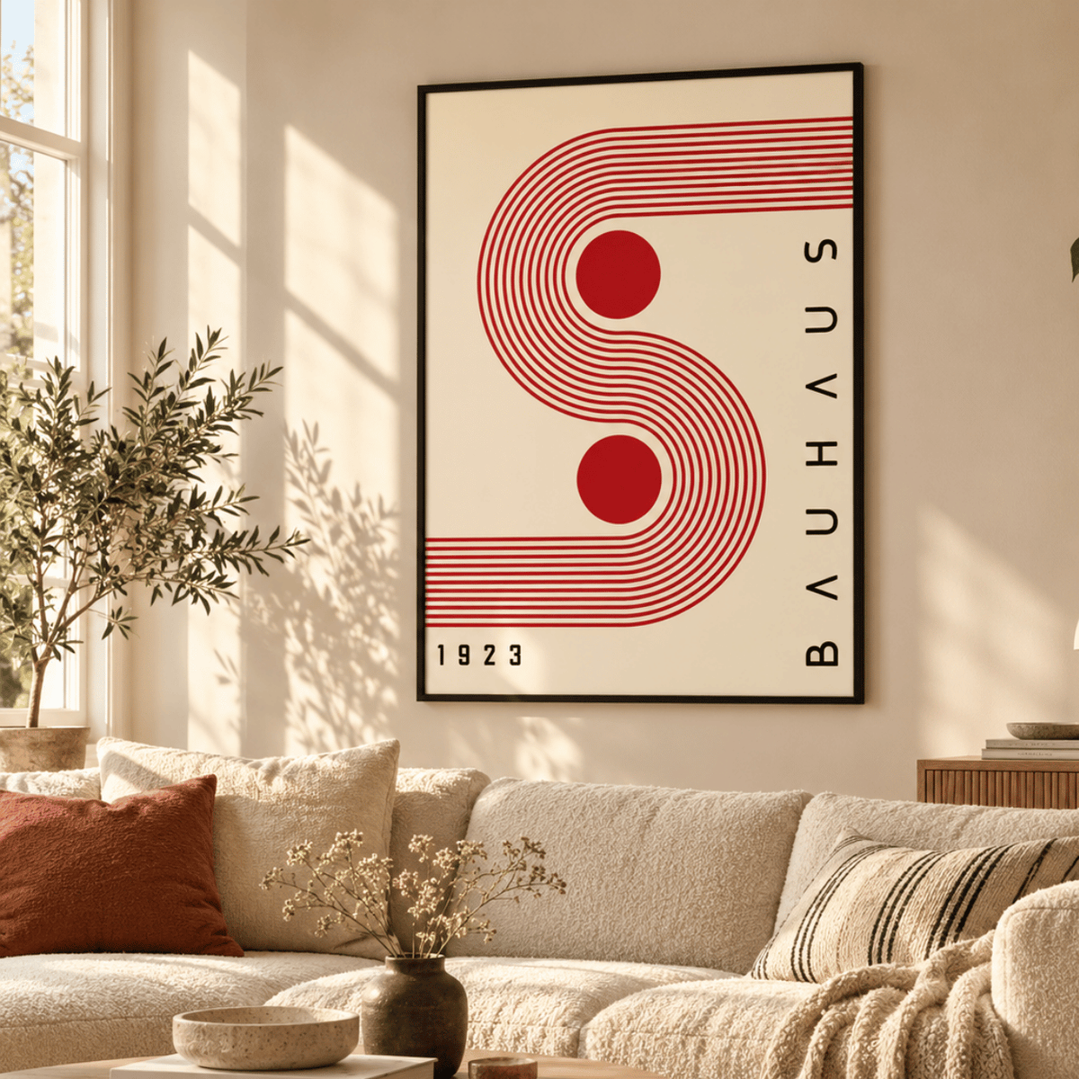 Bauhaus Signal Curve 1923 Canvas Print