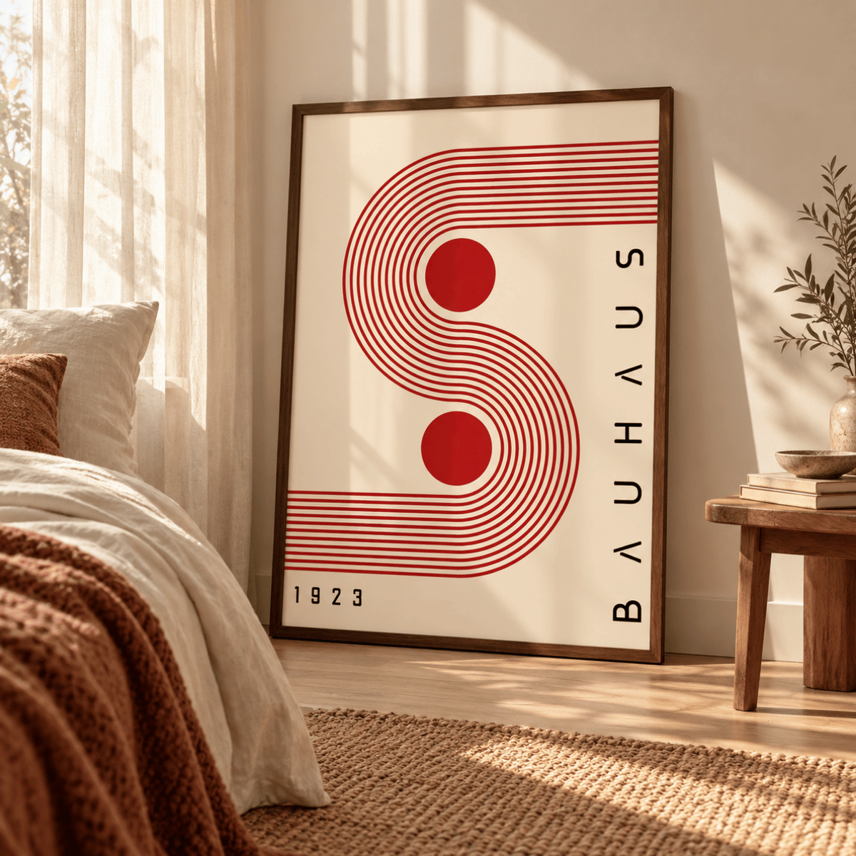 Bauhaus Signal Curve 1923 Canvas Print
