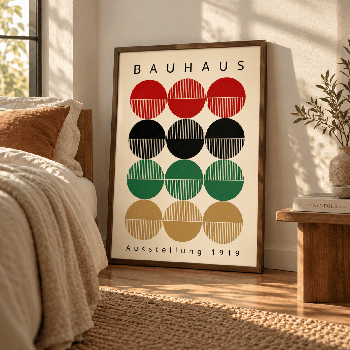 Bauhaus Circle Grid 1919 Canvas Print