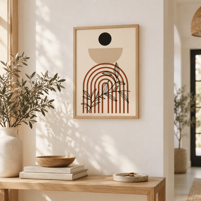 Terracotta Arch Botanicals Canvas Print