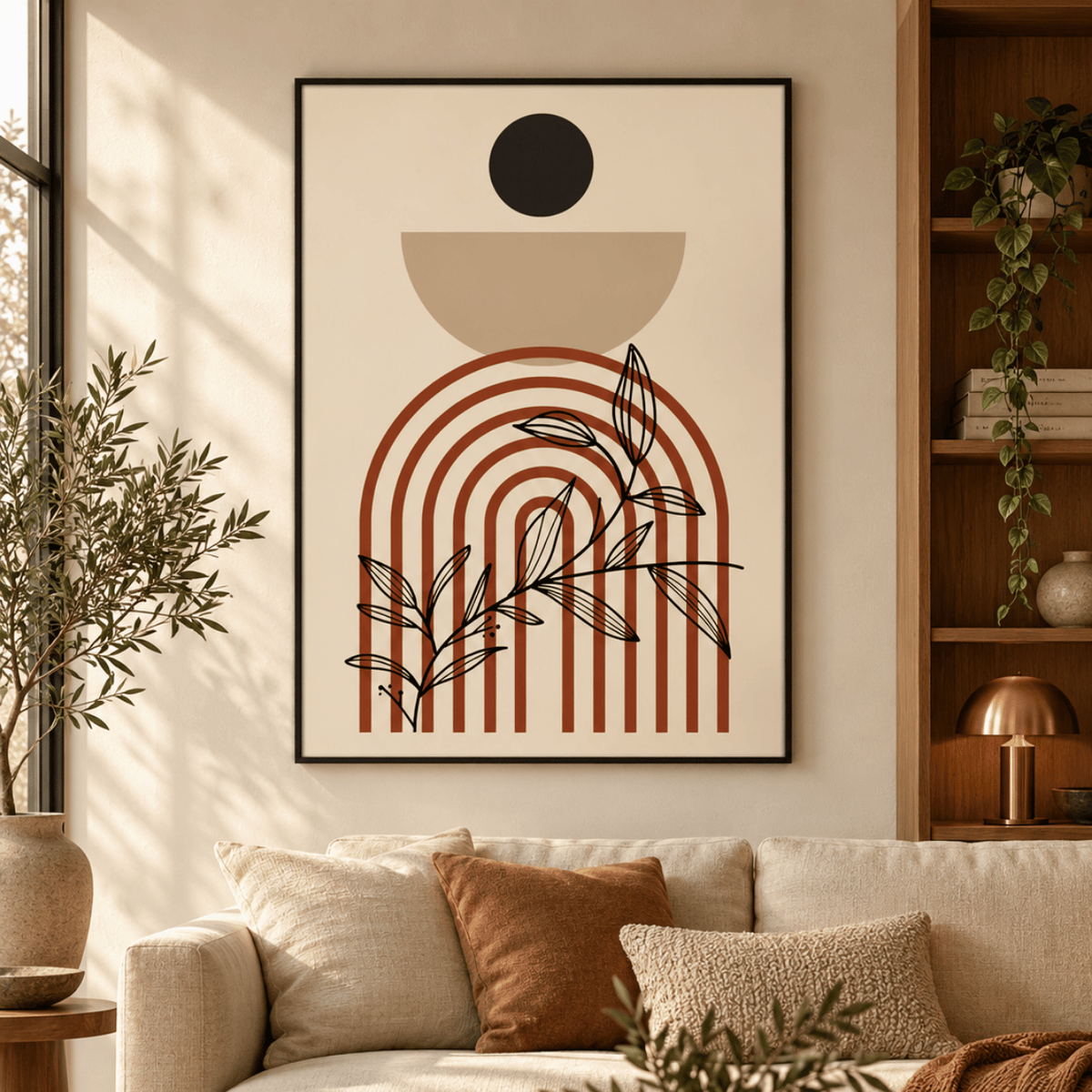 Terracotta Arch Botanicals Canvas Print