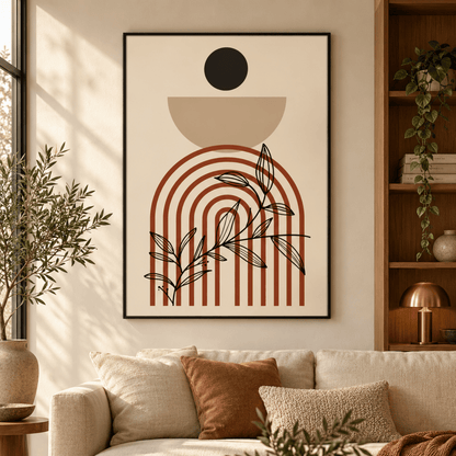 Terracotta Arch Botanicals Canvas Print