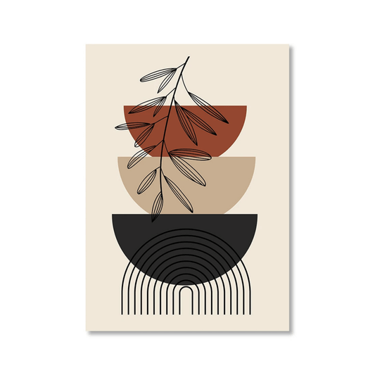 Terracotta Balance Botanicals Canvas Print