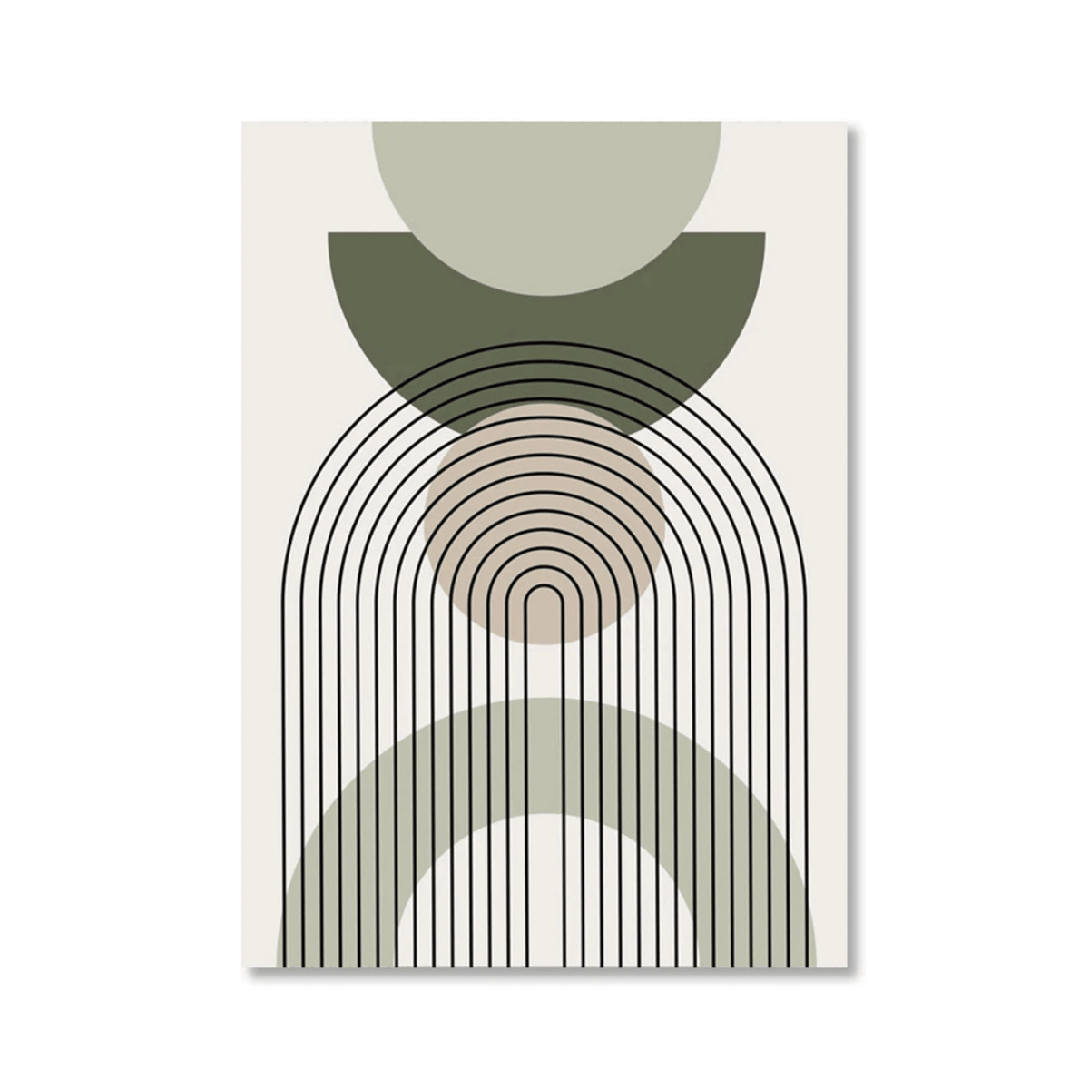 Sage Portal Geometry Canvas Print