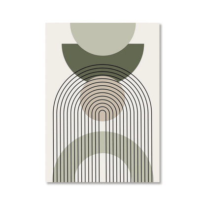 Sage Portal Geometry Canvas Print