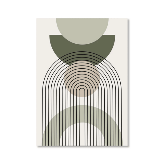 Sage Portal Geometry Canvas Print