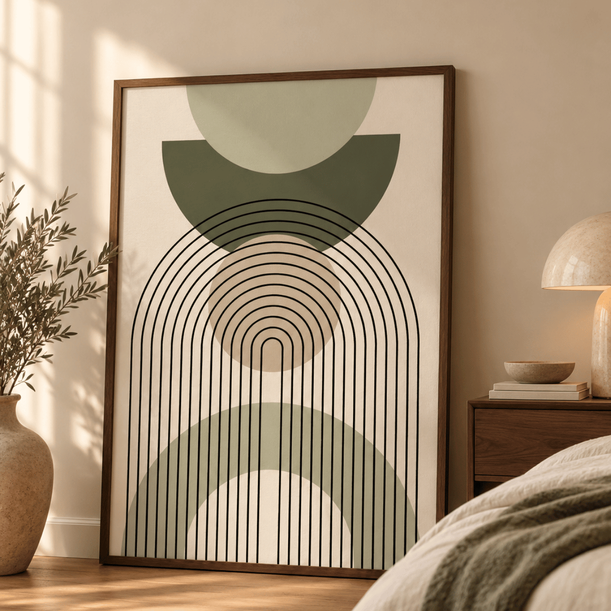 Sage Portal Geometry Canvas Print
