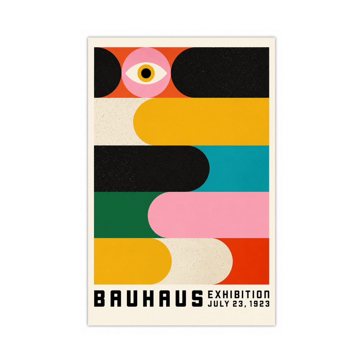 Bauhaus Spectrum Blocks 1923 Canvas Print