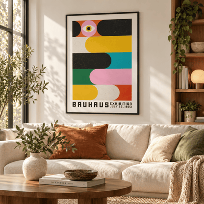 Bauhaus Spectrum Blocks 1923 Canvas Print