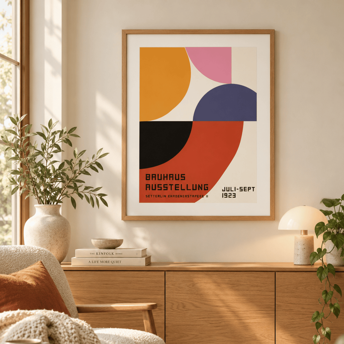 Bauhaus Arc Interplay 1923 Canvas Print