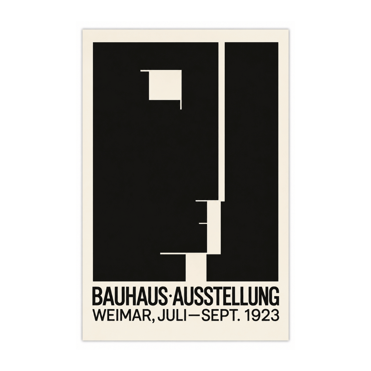 Bauhaus Monolith 1923 Canvas Print