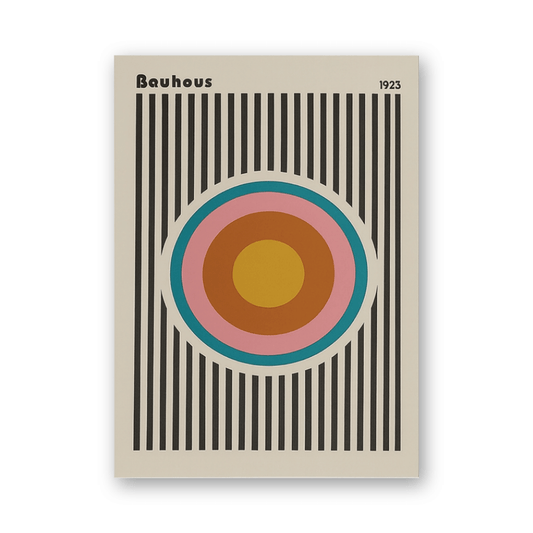 Bauhaus Target Lines 1923 Canvas Print