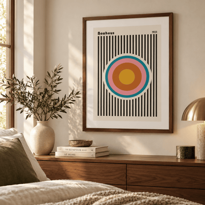 Bauhaus Target Lines 1923 Canvas Print