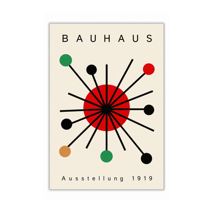 Bauhaus Solar Orbit 1919 Canvas Print