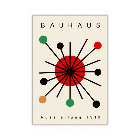 Bauhaus Solar Orbit 1919 Canvas Print