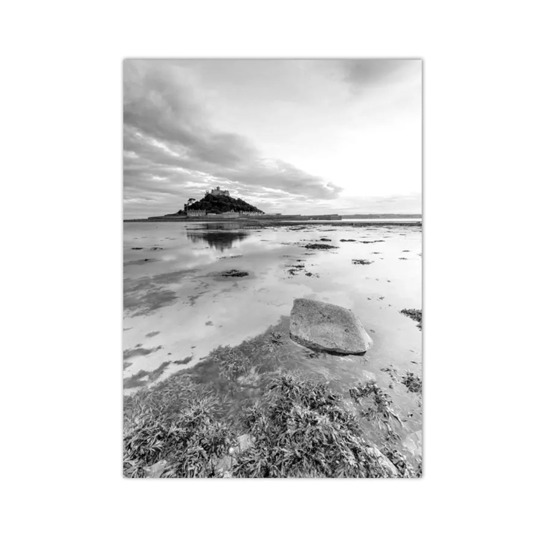 Tidal Castle Coast Canvas Print