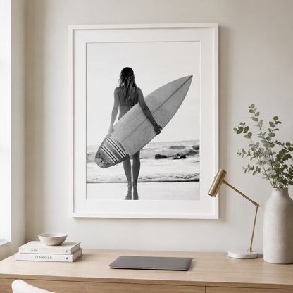 Ocean Bound Surfer Canvas Print