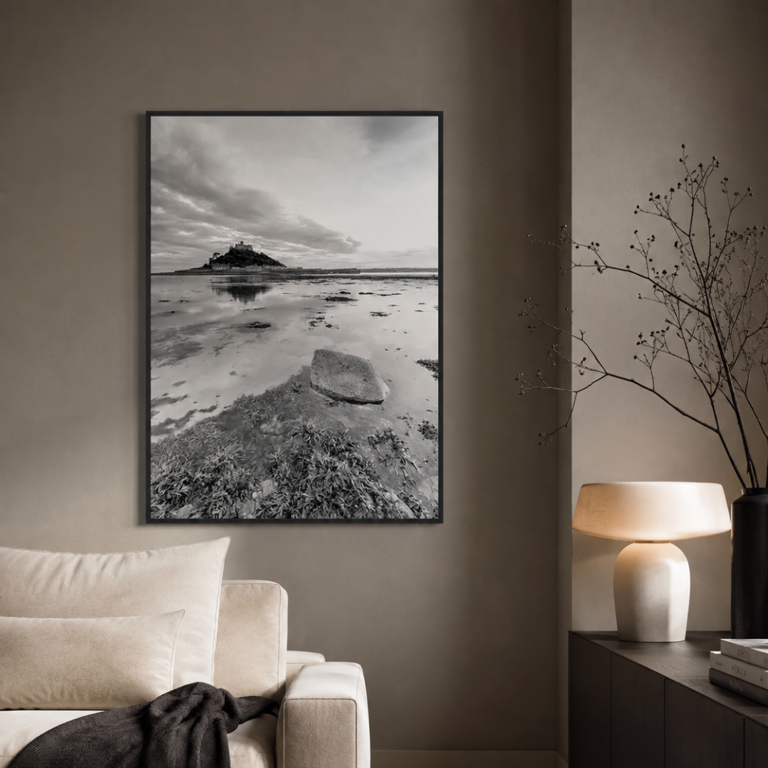 Tidal Castle Coast Canvas Print