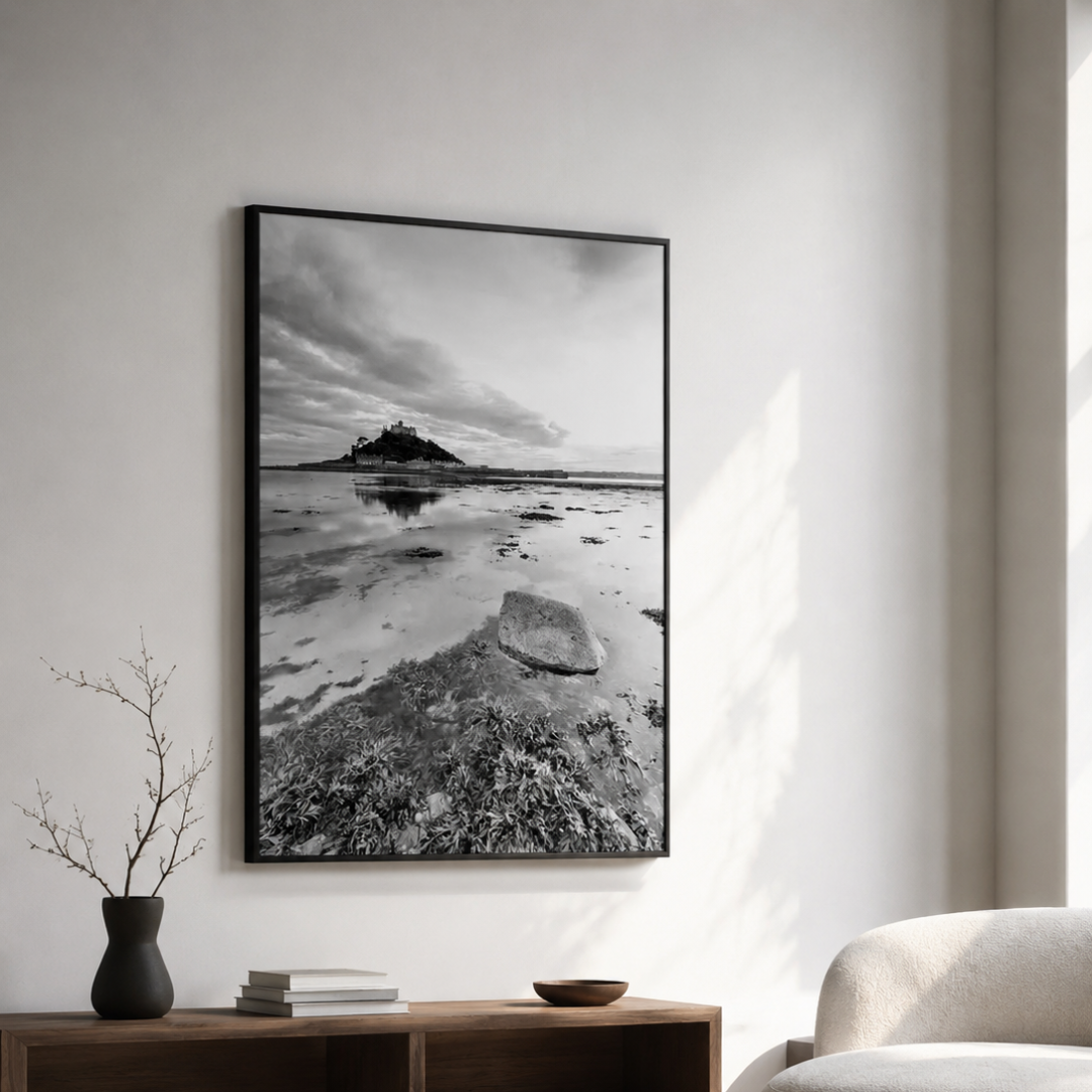 Tidal Castle Coast Canvas Print