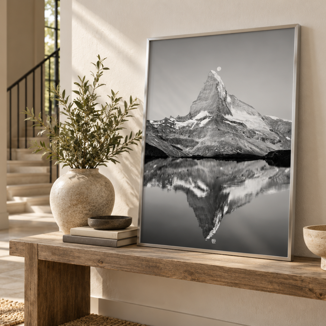 Still Summit Mountain Canvas Print