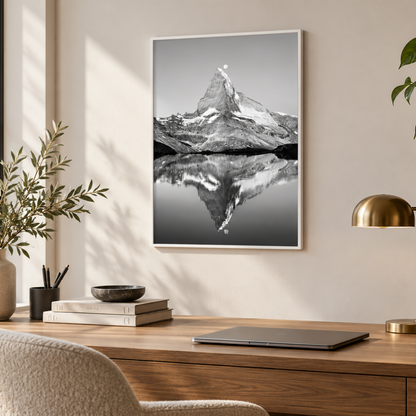 Still Summit Mountain Canvas Print