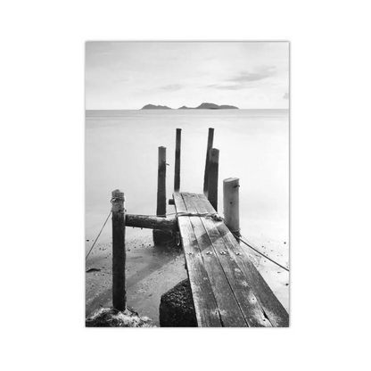End Of The Jetty Canvas Print