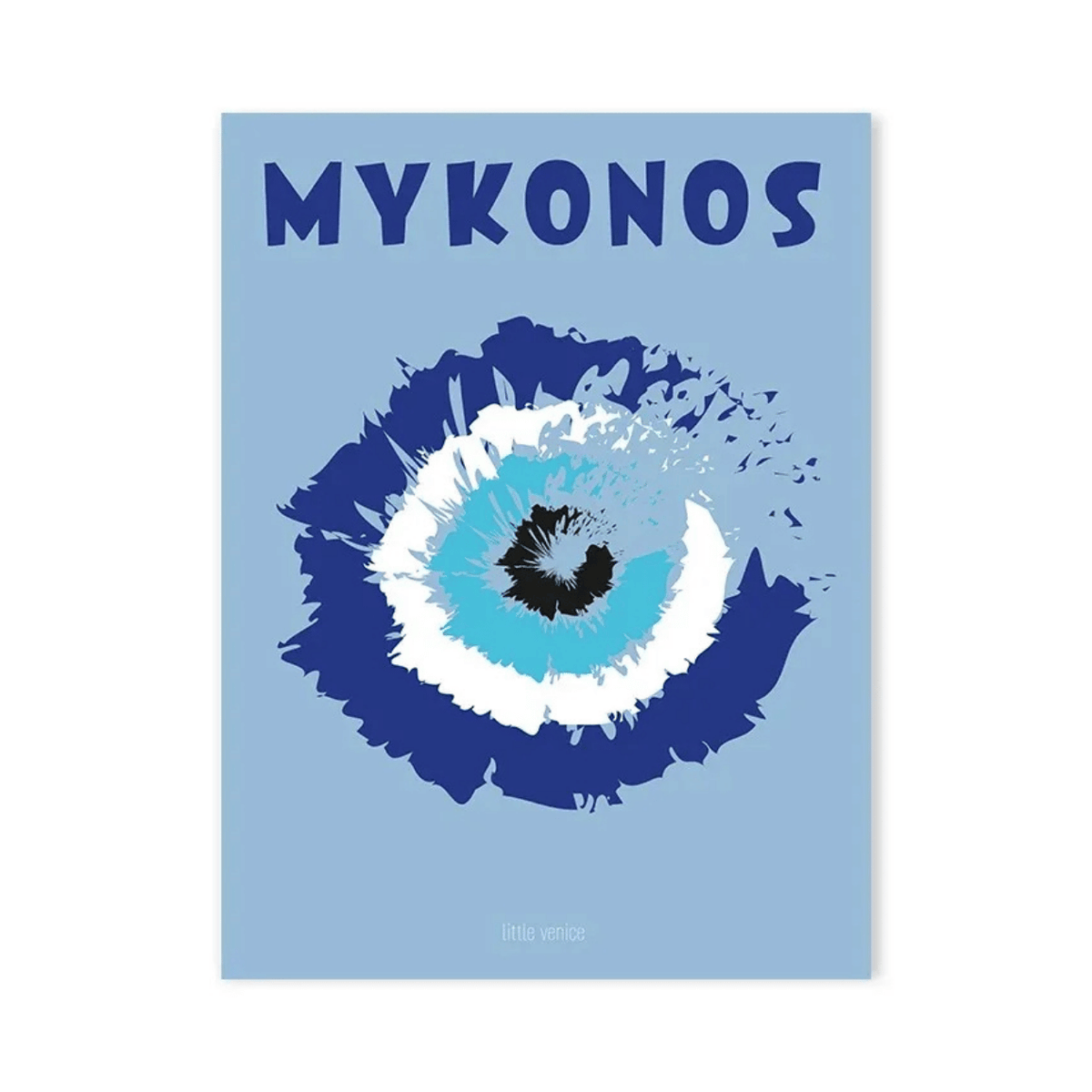 Mykonos Evil Eye Canvas Print