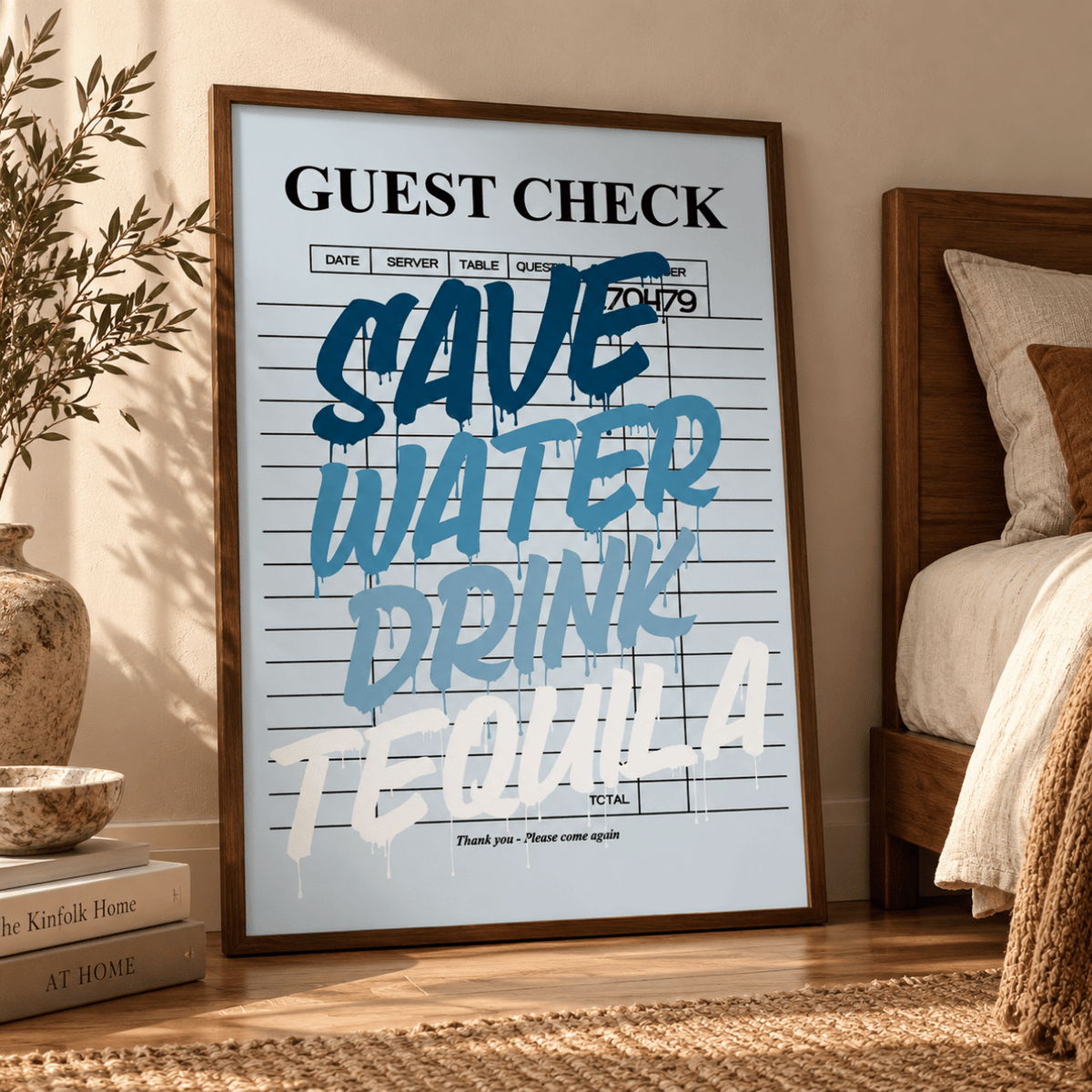 Save Water Drink Tequila Canvas Print