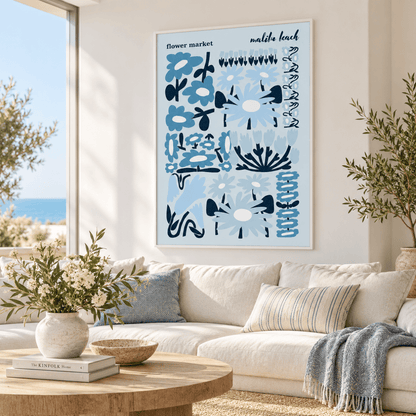 Malibu Flower Market Canvas Print