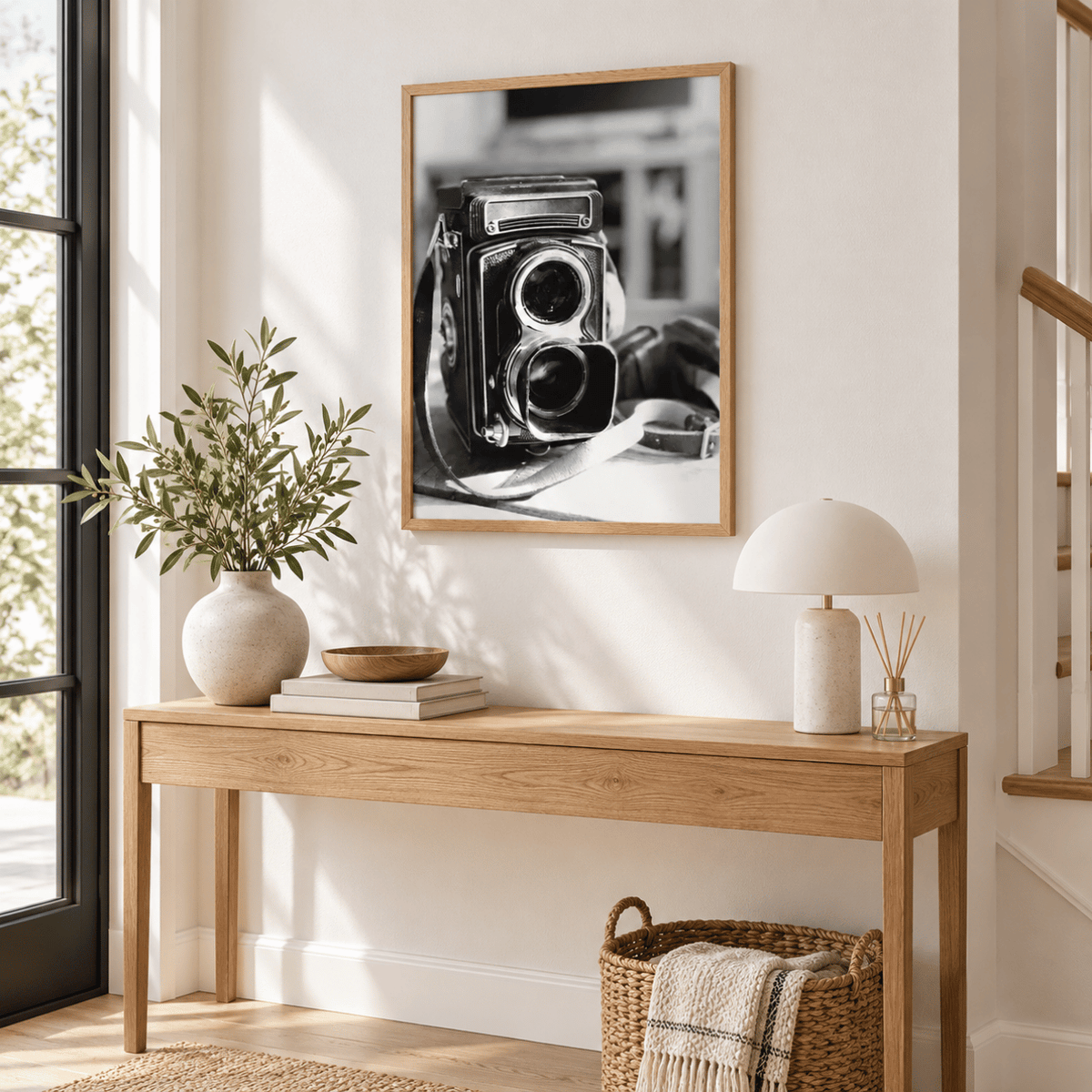 Through The Twin Lens Canvas Print