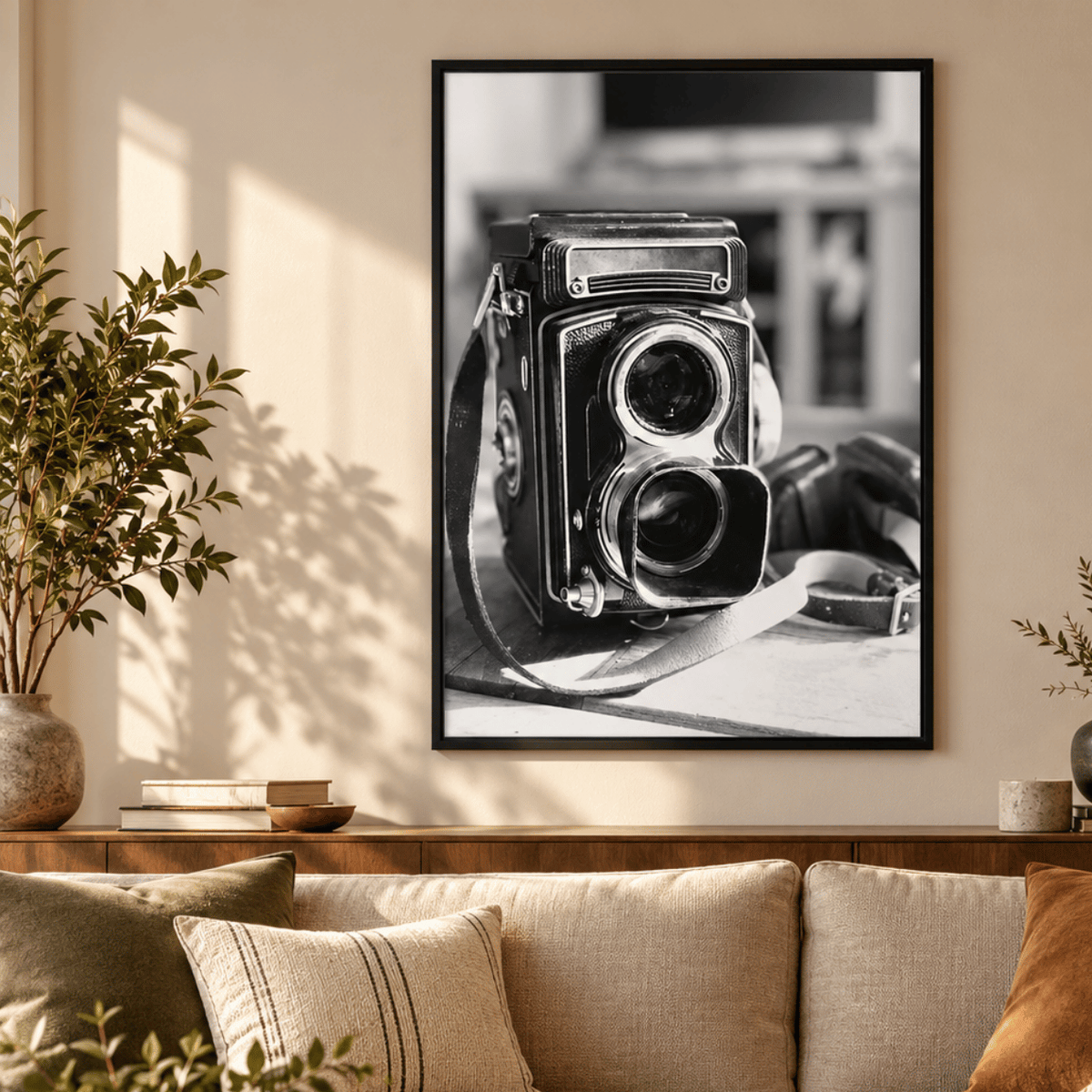 Through The Twin Lens Canvas Print
