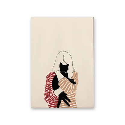 Quiet Companion Cat Canvas Print