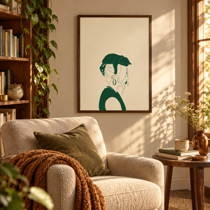 Crowned By A Cat Canvas Print