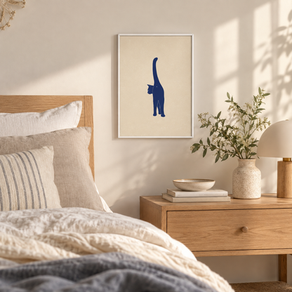Tail Up Cat Canvas Print