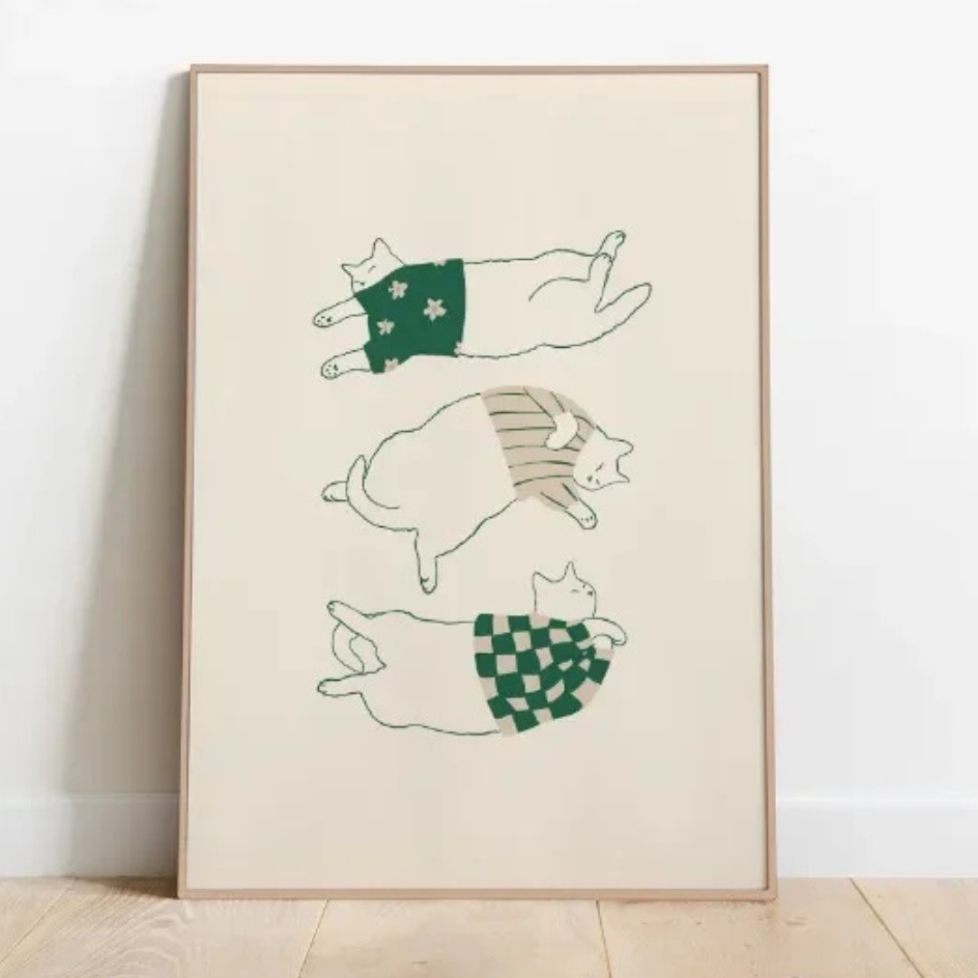 Cat Nap Club Canvas Print
