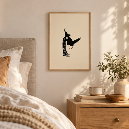 Cat Pose Gone Wrong Canvas Print
