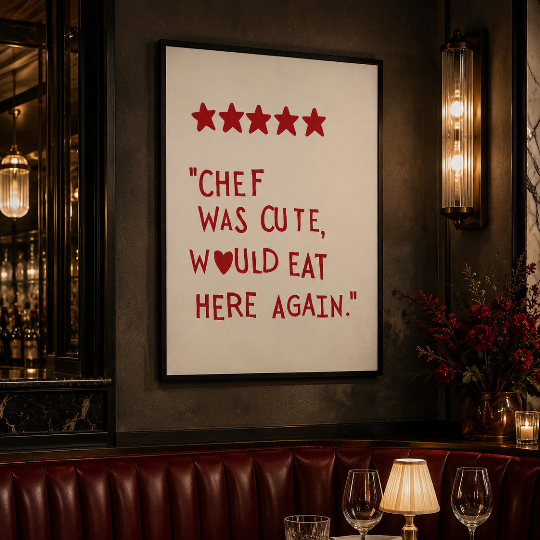 Five Star Chef Was Cute Funny Kitchen Canvas Print