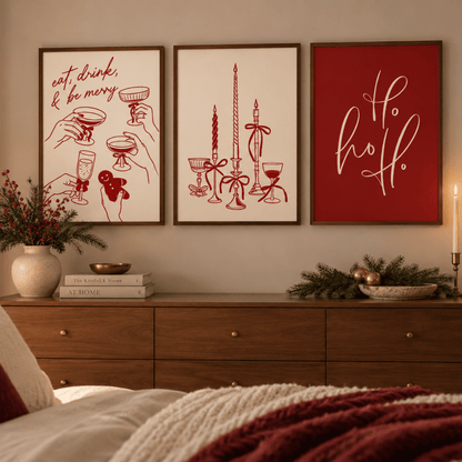 Very Merry Christmas Trio Poster Pack