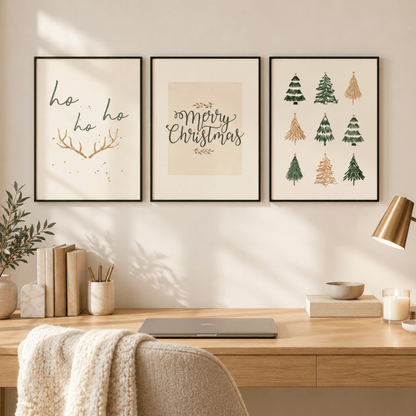 Under The Mistletoe Trio Poster Pack