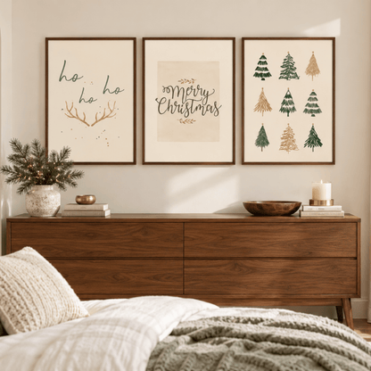 Under The Mistletoe Trio Poster Pack