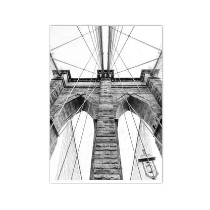 Brooklyn Bridge Perspective Canvas Print