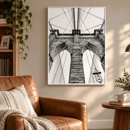 Brooklyn Bridge Perspective Canvas Print