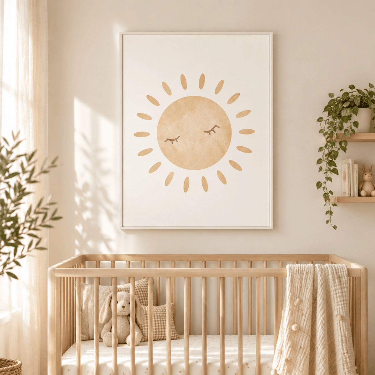 Daybreak Hush Sun Canvas Print