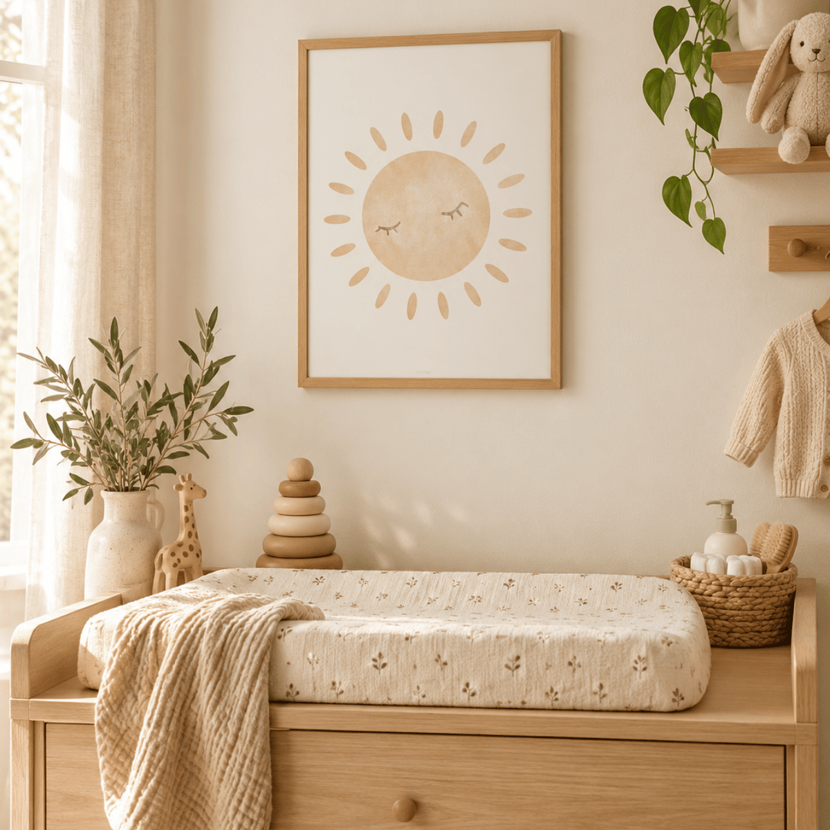 Daybreak Hush Sun Canvas Print