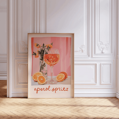 Aperol Spritz Summer Still Life Canvas Print