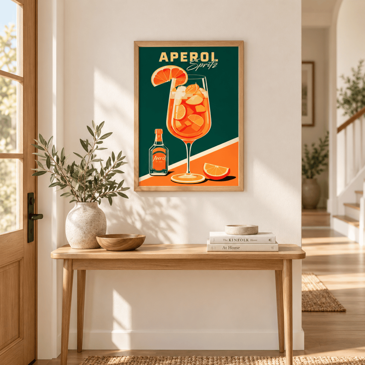 Classic Aperol Spritz Cocktail Canvas Print